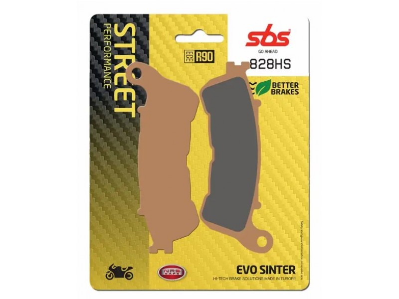 Тормозные колодки SBS Performance Brake Pads / HHP, Sinter 828HS